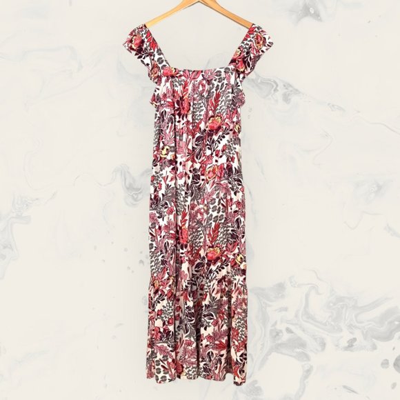 Knox Rose Dresses & Skirts - Knox Rose Women's Maxi Dress Floral Sleeveless Size M Rayon Pocket